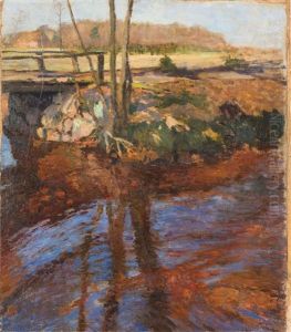 Herbst Am Moorsteg by Carl Vinnen