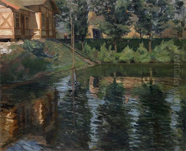 Pond By The Manor House - view 1