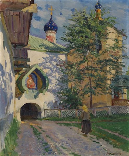 Church Of St Nicholas. Inner Entrance To The Monastery - view 1