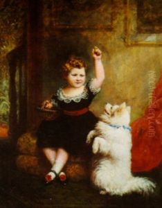 A Treat For Pup by John Alfred Vinter