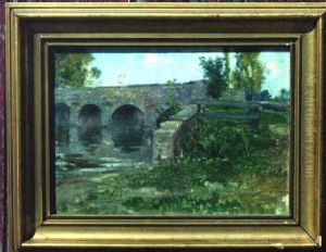 Stone Bridge by Frederick Porter Vinton
