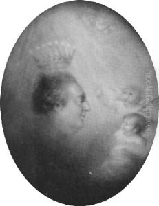 The Apotheosis Of Louis Xvi, King Of France, A Jewelled Crown Above His Head by Pierre Noel Violet