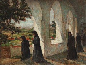 La Manastire (fagaras) by Leon Viorescu