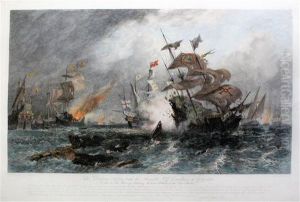 The Spanish Armada by Sir Oswald Walter Brierly