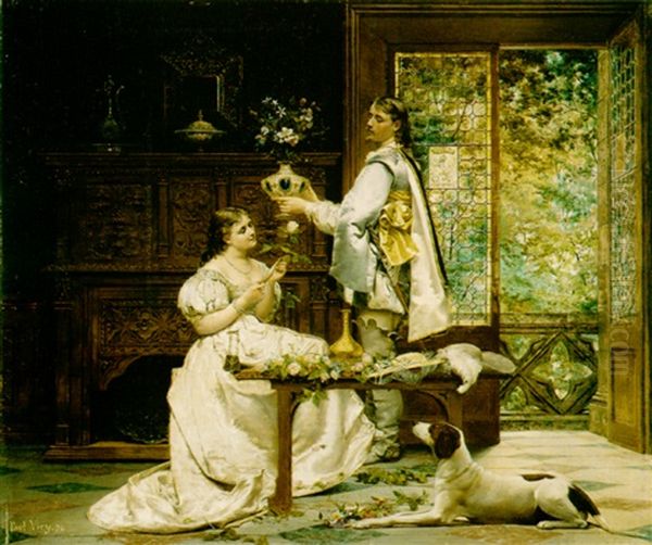 Arranging Flowers - view 1