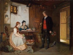 The Visit by August Vischer