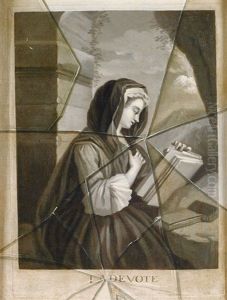 Trompe-l'oeil Au Verre Casse: La Devote by Francois Xavier Vispre