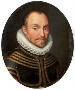Portrait Of William I Of Orange, William The Silent, In Armor And White Collar