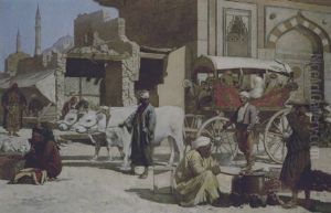 A Street Scene In Constantinople A Street Scene In Constantinople