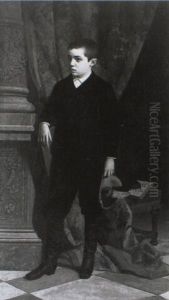 Ganzfiguriges Portrat Von Kronprinz Rudolf Ganzfiguriges Portrat Von Kronprinz Rudolf
