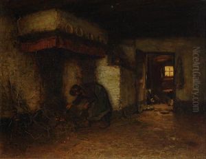 In The Kitchen by Arthur Briet