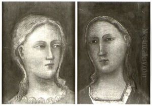 Female Heads by Francesco D'Antonio Da Viterbo