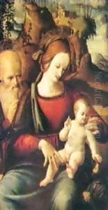 La Sacra Famiglia E Committente
