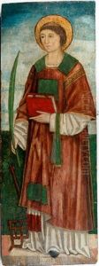 Hl. Stephanus (+ Hl. Laurentius; 2 Works) by Alvise Vivarini