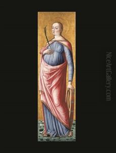 Saint Catherine Of Alexandria by Alvise Vivarini