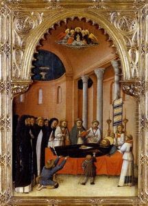 Le Esequie Di San Pietro Martire by Antonio Vivarini