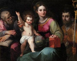 Madonna Col Bambino, San Giuseppe E San Marcellino D"ancona