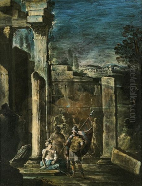 Rovine Con Soldati - view 1