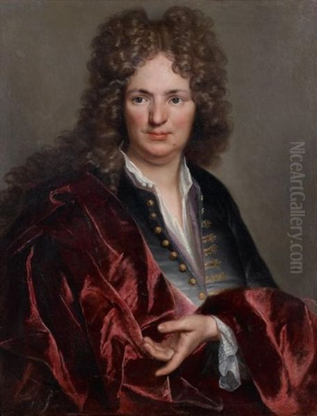 Portrait D'homme Au Manteau Rouge - view 1