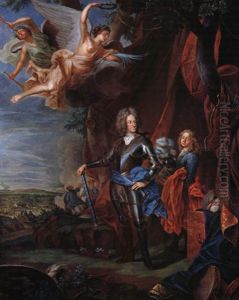 Max Emanuel Nach Der Schlacht Von Harsan by Joseph Vivien