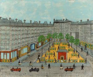 Paris, Montmartre by Louis Vivin