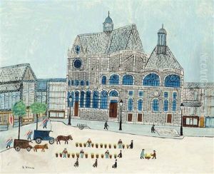 La Place Des Halles Et L"eglise Saint-eustache, Paris