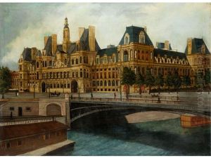 Ansicht Des Hotel De Ville, Paris Ansicht Des Hotel De Ville, Paris