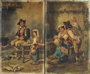 Scene D'office (+ Another; 2 Works) by Tommaso De Vivo