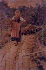 The Wood Carrier With Turkeys