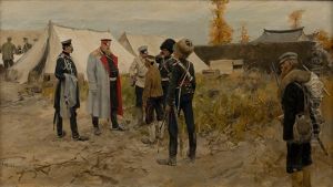 Scene From The Russo-japanese War by Ivan Alexeievitch Vladimirov