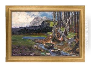 Berglandschaft by Boris E. Vladimirsky