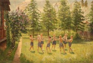 Round Dance, 1930 by Boris E. Vladimirsky