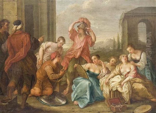Odysseus Discovering Achilles Amongst The Daughters Of Lycomedes - view 1