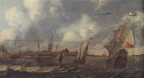 Man Of War Ships Returning To Port - view 1
