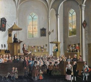A Church Interior A Church Interior