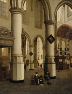 View Of The Oude Kerke In Delft From The Southern Aisle Towards The North East
