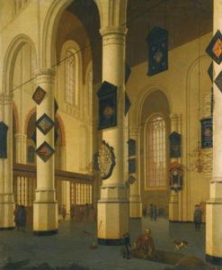A View Of The Interior Of The Oude Kerk, Delft (from The Main Choir To The North-west, Through The Mariakoor (mary's Choir) To The Transept)