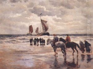 Hollandische Kustenlandschaft by Willem van der Vliet