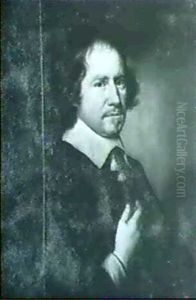 Portrait Of A Man, Half-length, Turned To The Right Wearing A Black Jacket... by Willem Willemsz van der Vliet