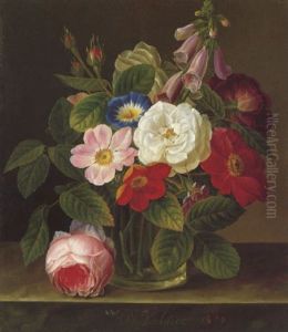 Blumenstilleben by Gottfried Wilhelm Voelcker