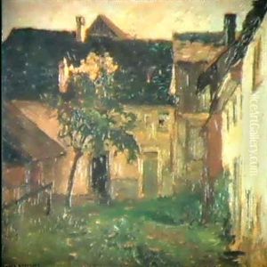 Innenhof In Eschenz by Fritz Voellmy