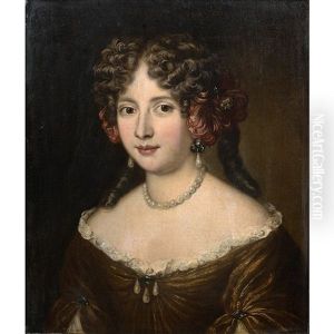 Portrait De Jeune Fille En Buste by Jakob Ferdinand Voet