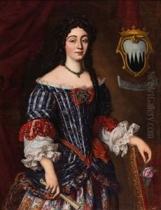 Portrait Of Lucrezia Ruffo by Jakob Ferdinand Voet