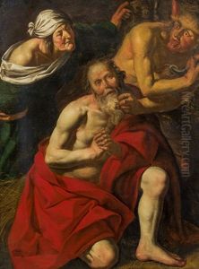 Die Verspottung Des Hiob by Matthys Voet