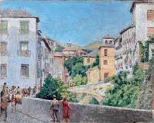 Granada, Carrera Del Darro by Edouard Voets