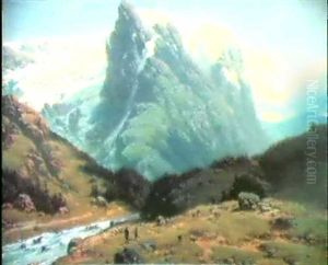 Schweizer Gebirgslandschaft by Johannes Gysbert Vogel the Younger