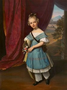 Portrait Of Princess Elisabeth Of Saxony Portrait Of Princess Elisabeth Of Saxony