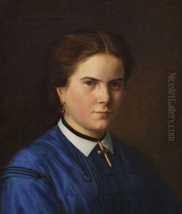 Portrat Der Klara Schrader (geboren 1844) Portrat Der Klara Schrader (geboren 1844)