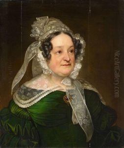 A Pair Of Portraits Of The Dresden Pharmacist Franz Friedrich Wetzel And His Wife Christiane Sophia (pair)