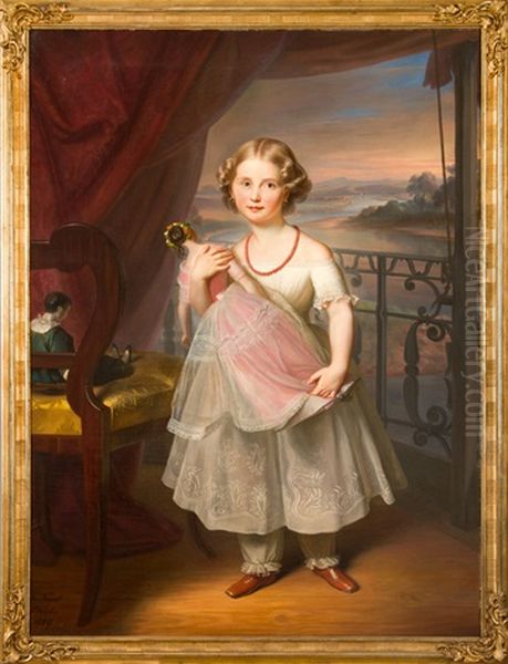 Bildnis Einer Sachsischen Prinzessin Mit Fensterausblick Auf Die Elbe (prinzessin Anna Von Sachsen?) - view 1
